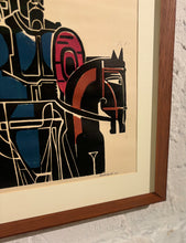 Load image into Gallery viewer, 'Gudarna rider till Strid' (The Gods Ride Out to Battle) by Bertil Gadö