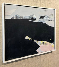 Load image into Gallery viewer, &#39;Abstract Landscape in Grey, Pink and Black&#39; by Gunnar Johnsson