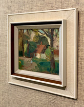 Load image into Gallery viewer, &#39;Figure Walking in Landscape with House and Trees&#39; by Hans Rosenquist