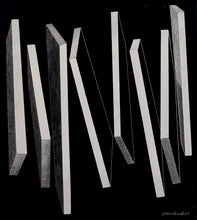 Load image into Gallery viewer, 'Black and White Geometric Composition' by Harald Garmland