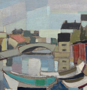'Harbour Scene' by Alf Lindbom
