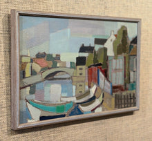Load image into Gallery viewer, &#39;Harbour Scene&#39; by Alf Lindbom