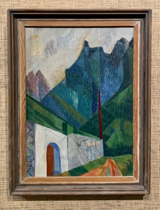 'House and Mountain' by Olof Ek