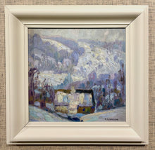 Load image into Gallery viewer, &#39;House in Snow Covered Mountains&#39; by Carl Oscar Larsson