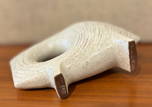 Load image into Gallery viewer, Modernist Japanese Ikebana vessel with offset circular opening