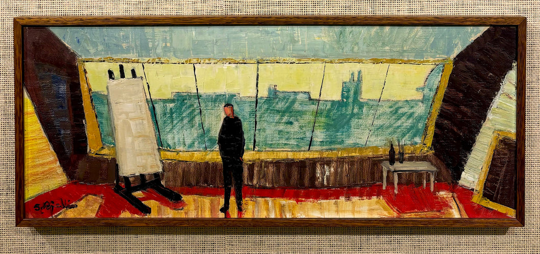 'I Konstnärsateljé' (In the Artist's Studio) by Stig Kjellin