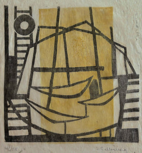 'Cubist Boats at Port' by Ingemar Callenberg