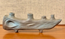 Load image into Gallery viewer, Japanese elongated four aperture Ikebana vessel