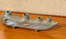 Load image into Gallery viewer, Japanese elongated four aperture Ikebana vessel
