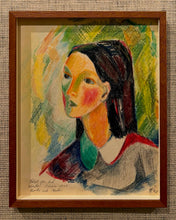 Load image into Gallery viewer, &#39;Portait of a Young Woman&#39; by Kerstin Lundberg-Stenman