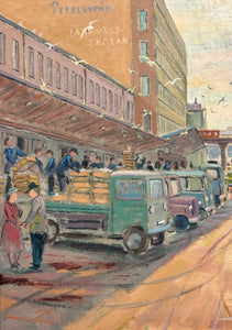 'Klaratorget Market, Stockholm' by Georg Lindström