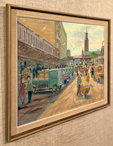 'Klaratorget Market, Stockholm' by Georg Lindström