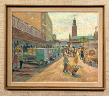 Load image into Gallery viewer, &#39;Klaratorget Market, Stockholm&#39; by Georg Lindström