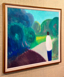 'Figure Walking in Park' by Knud Horup