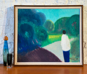 'Figure Walking in Park' by Knud Horup