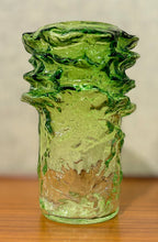 Load image into Gallery viewer, Large green glass vase by Kaj Blomqvist for Kumela Riihimäki, Finland