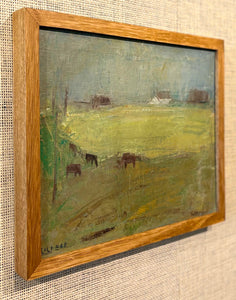 'Farmhouses With Cows at Pasture' by Lili Ege