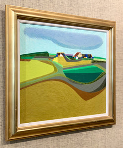 'Field Landscape with Houses' by Maria Wingren-Samourkas
