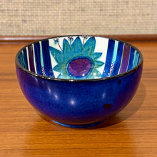 Load image into Gallery viewer, Abstract flower faience bowl by Marianne Johansson for Royal Copenhagen