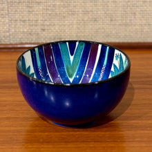 Load image into Gallery viewer, Abstract flower faience bowl by Marianne Johansson for Royal Copenhagen
