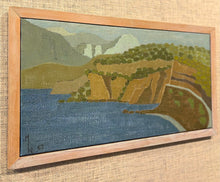 Load image into Gallery viewer, &#39;Coastal Scene at Cala Gonone, Sardinia&#39; by Marit Wahlström Schönbäck