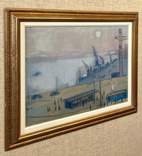 Load image into Gallery viewer, &#39;Moonlight Port Scene&#39; by Götrik Örtenholm