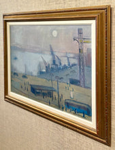 Load image into Gallery viewer, &#39;Moonlight Port Scene&#39; by Götrik Örtenholm