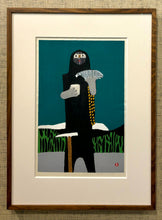 Load image into Gallery viewer, 'Mountaineer and Bird' (Mountaineer No. 5) by Umetaro Azechi