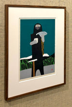 Load image into Gallery viewer, 'Mountaineer and Bird' (Mountaineer No. 5) by Umetaro Azechi
