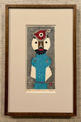 'Mountaineer with Red Bird' by Umetaro Azechi