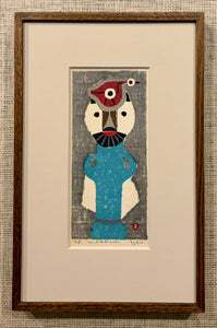 'Mountaineer with Red Bird' by Umetaro Azechi