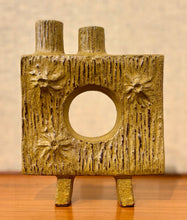 Load image into Gallery viewer, Japanese abstract square Ikebana vessel