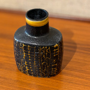 Baca vase with abstract pattern by Nils Thorsson for Aluminia Royal Copenhagen