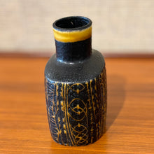 Load image into Gallery viewer, Baca vase with abstract pattern by Nils Thorsson for Aluminia Royal Copenhagen