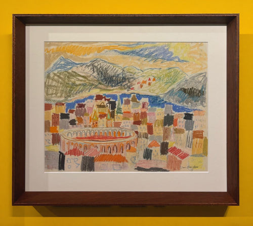 'Cityscape with Amphitheatre, Mountains and Water' by Sven Olow Olsson