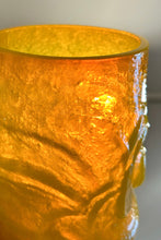 Load image into Gallery viewer, Orange/yellow vase / candle holder by Christer Sjögren for Lindshammar
