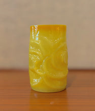 Load image into Gallery viewer, Orange/yellow vase / candle holder by Christer Sjögren for Lindshammar