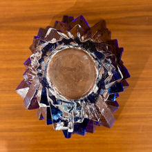 Load image into Gallery viewer, Blue glass 'Ice' vase by Pertti Santalahti for Humppila, Finland