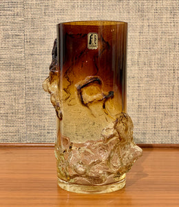 Petäjä glass vase by Kaj Blomqvist for Kumela Riihimäki, Finland