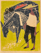 Load image into Gallery viewer, 'Pojhe med åsna' (Boy and Donkey) by Carsten Ström