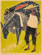 'Pojhe med åsna' (Boy and Donkey) by Carsten Ström