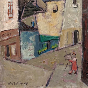 'Street Scene, Paris' by Stig Sellén