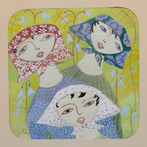 'Three Women' by Sylvia Leuchovius