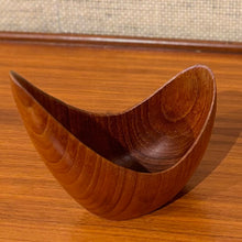 Load image into Gallery viewer, Sculptural teak bowl by Stig Sandkvist