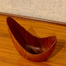 Load image into Gallery viewer, Sculptural teak bowl by Stig Sandkvist