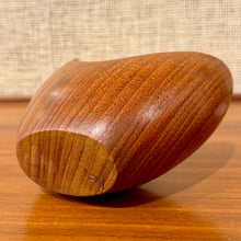 Load image into Gallery viewer, Sculptural teak bowl by Stig Sandkvist