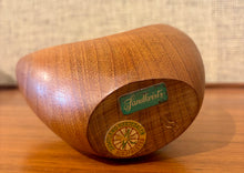 Load image into Gallery viewer, Sculptural teak bowl by Stig Sandkvist