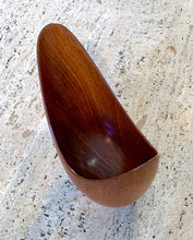 Load image into Gallery viewer, Sculptural teak bowl by Stig Sandkvist