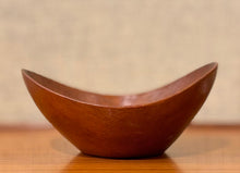 Load image into Gallery viewer, Sculptural teak bowl by Stig Sandkvist