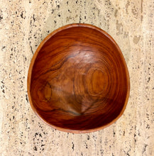 Load image into Gallery viewer, Freeform teak bowl by Stig Sandkvist